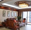中式古典风格二室一厅豪华装修效果图