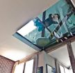 125平方房屋玻璃天花板装修效果图