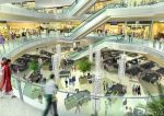 商场大厅3D立体设计效果图