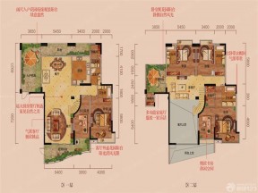 复式房五室两厅户型图大全