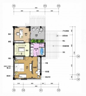 混搭风格农村简单小别墅户型图