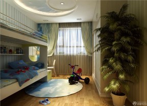 儿童房间布置 双层床 