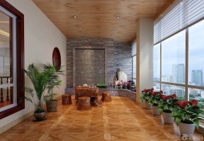 三室兩廳 陽(yáng)臺(tái)裝修效果圖大全2014
