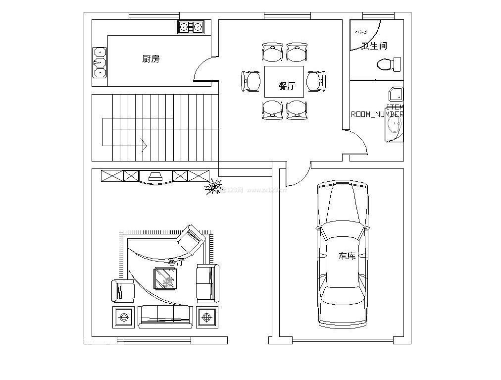 西式農村自建房戶型圖大全