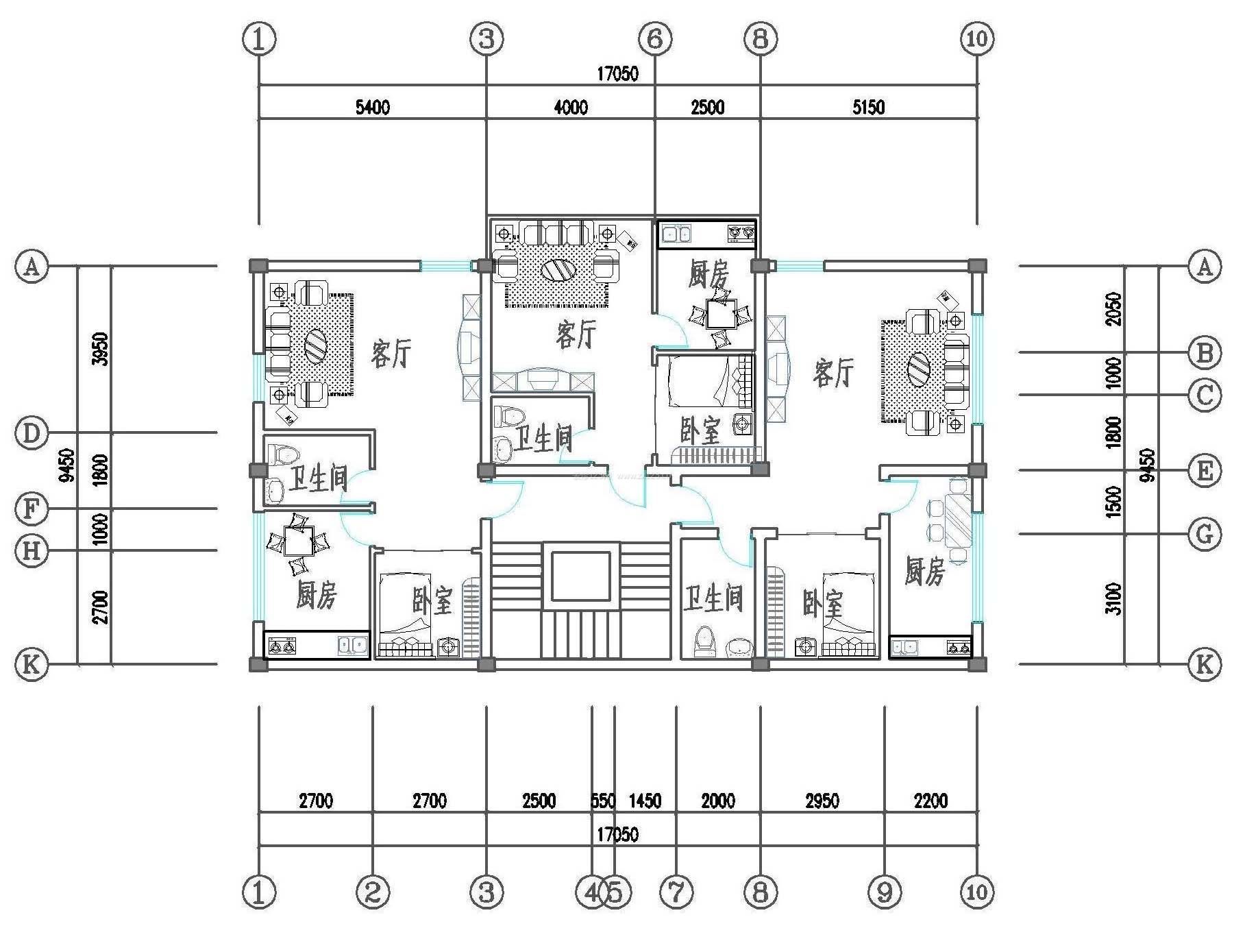 最新簡約農(nóng)村自建房戶型圖大全欣賞