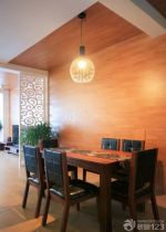 家庭餐厅木饰面板装修效果图片