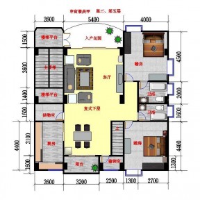 独栋别墅农村自建房户型图大全