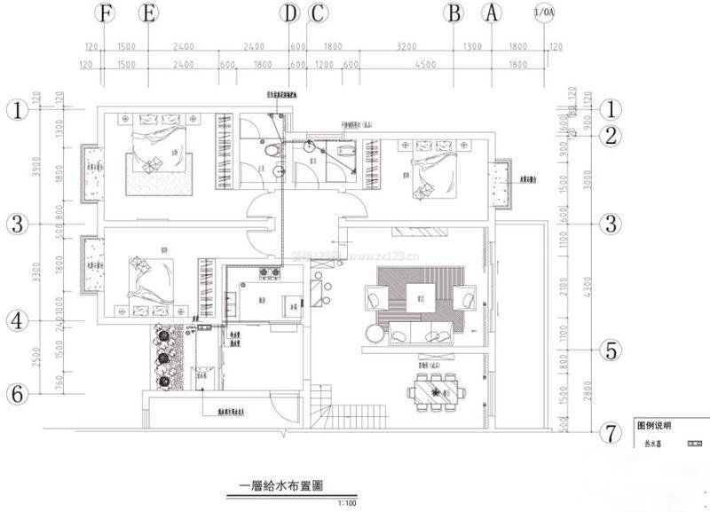 三室兩廳水電改造效果圖