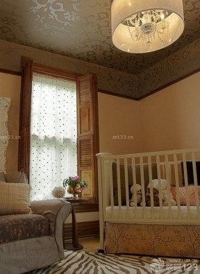 婴儿房装修效果图 天花板 