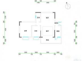 兩室兩廳水電改造效果圖紙