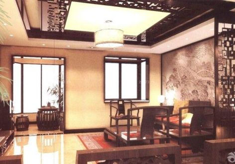 京山县130平米三居中式风格