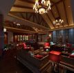 中型中式饭店整体装修效果图