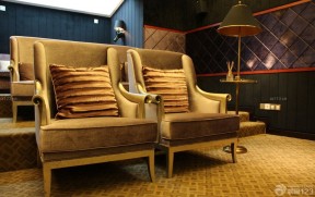 家庭影院单人沙发装修案例