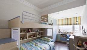 现代简约双层儿童床装修效果图