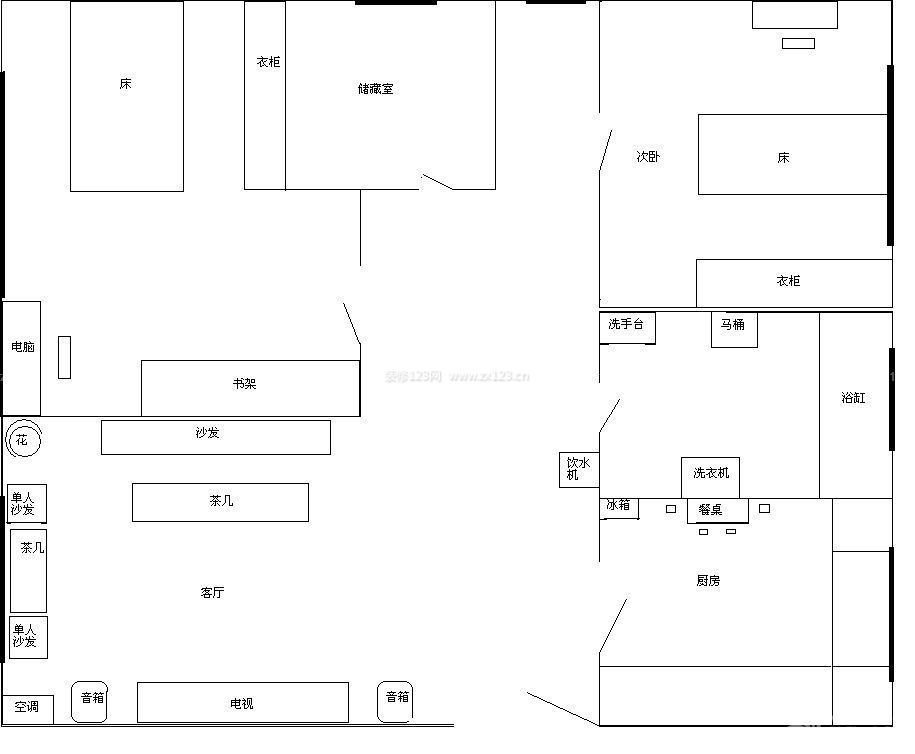 農(nóng)村平房設計圖紙