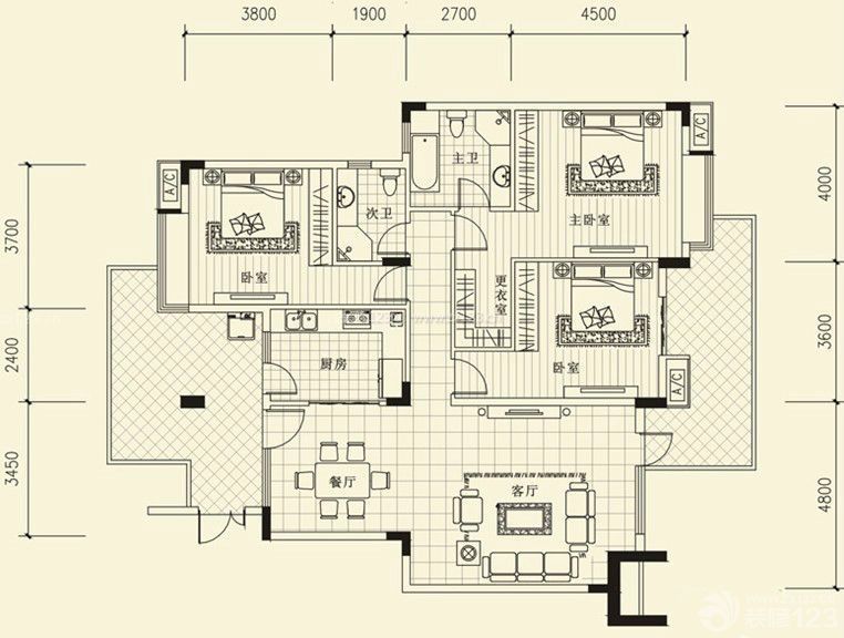 最新農村自建平房設計圖紙