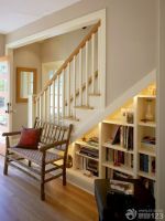 楼梯书橱装修效果图