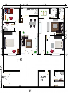 农村自建平房设计图纸