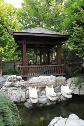 中式园林别墅景观设计图片大全