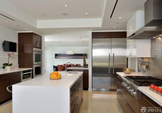 简欧风格小户型两室变三室厨房设计图