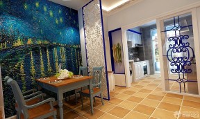 背景畫 家庭餐廳
