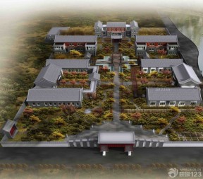 2023中国古典风格四合院设计图片