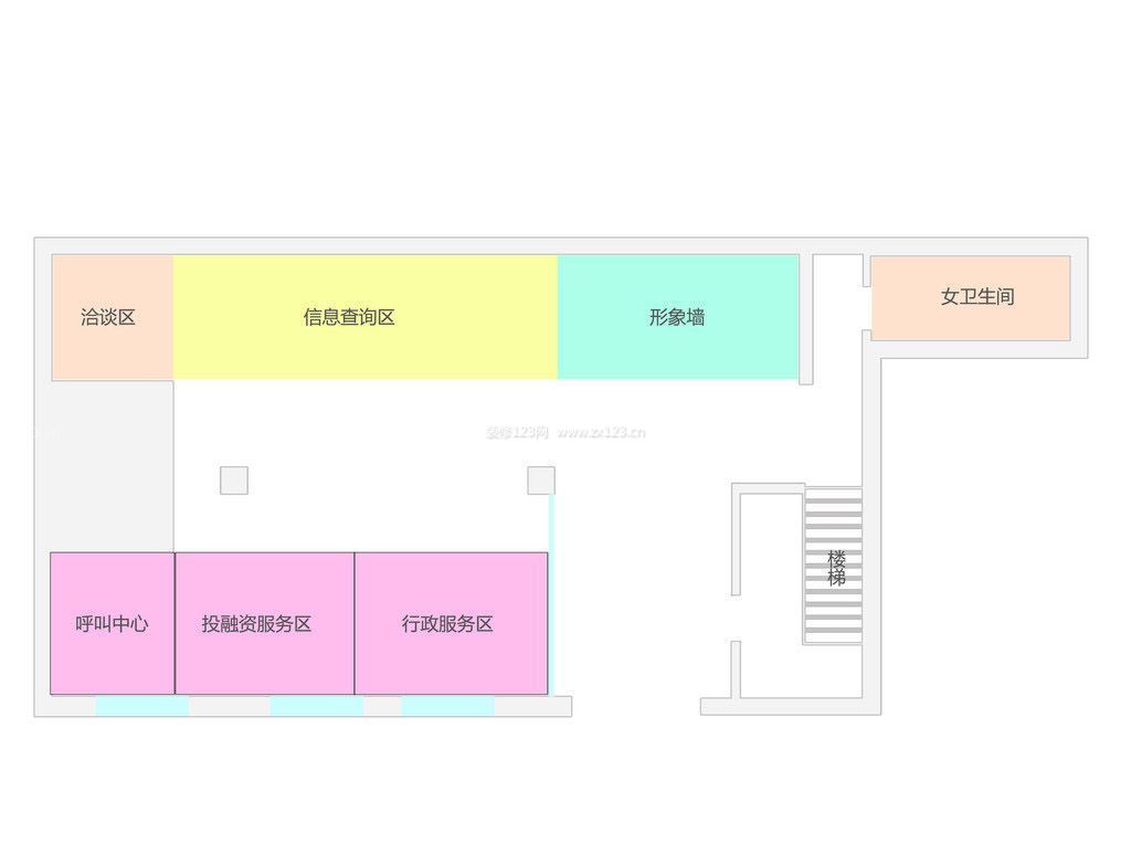 简易办公室布局图