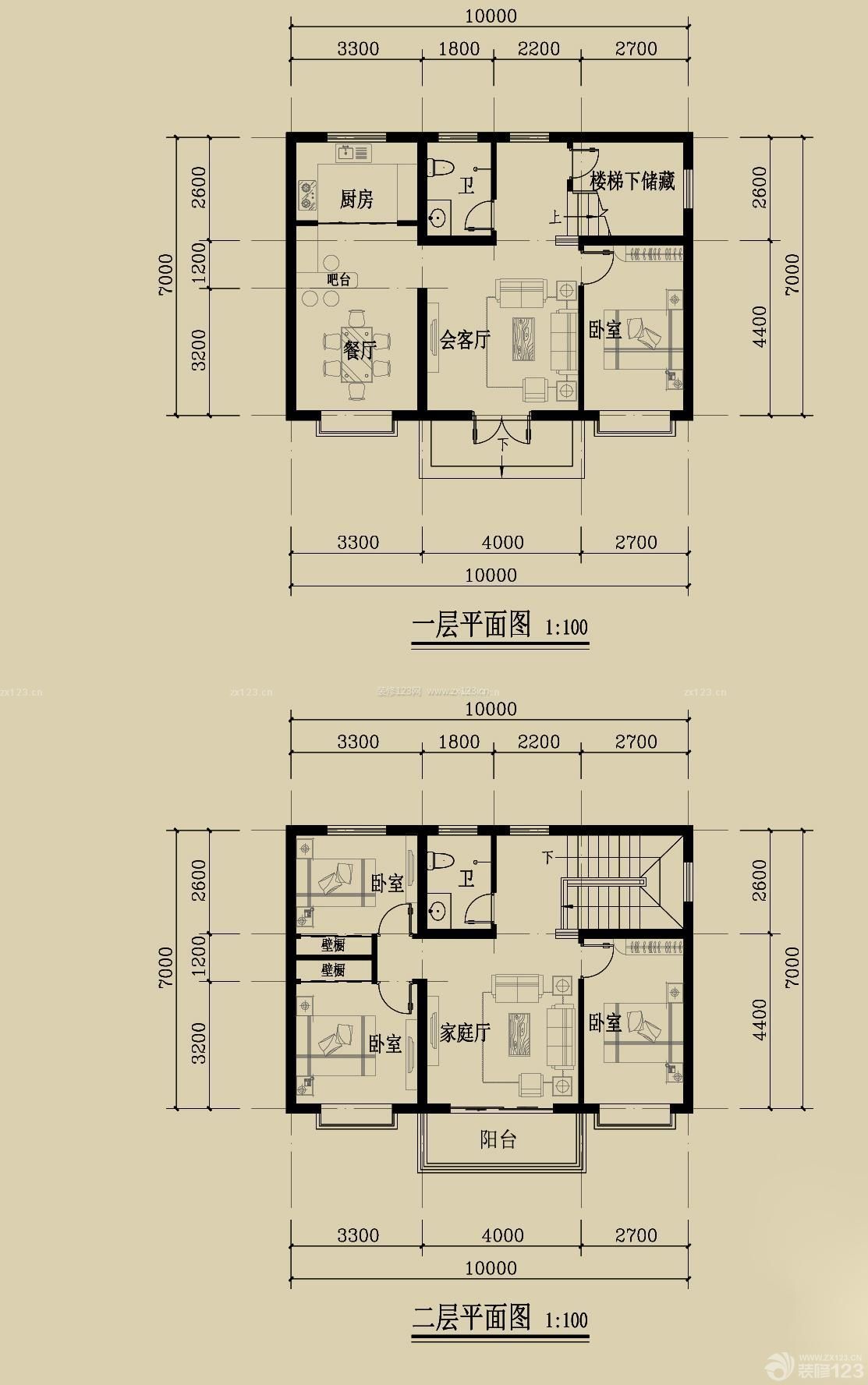 2023農村漂亮小別墅戶型圖片