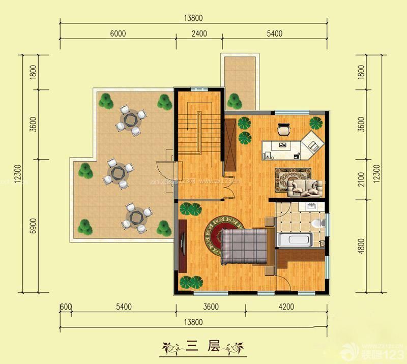 農村漂亮小別墅戶型圖漂亮