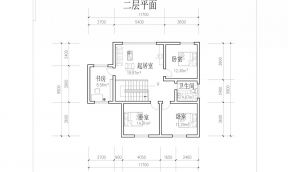 農(nóng)村漂亮小別墅戶型圖 