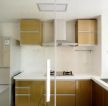 80平米简装厨房烤漆橱柜装修效果图