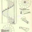 旋轉(zhuǎn)樓梯的平面圖