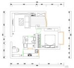 緊湊型一室一廳60平米小戶型平面圖 