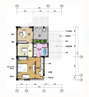 2023經典歐式風格農村復式小別墅戶型圖