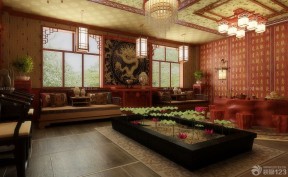 中式茶樓設(shè)計(jì) 樣板間