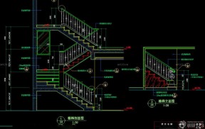 CAD楼梯平面图欣赏