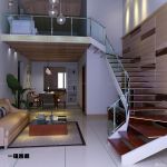 小户型室内跃层楼梯设计效果图 