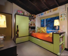 混搭风格小空间儿童房设计效果图