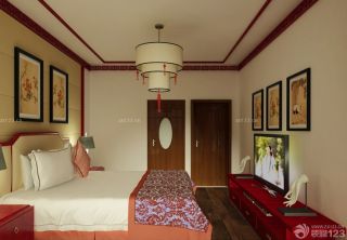 小户型中式古典装修主卧室设计