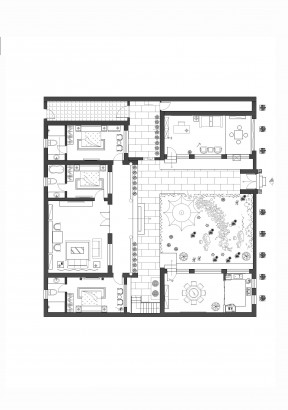 四合院設(shè)計(jì)平面圖