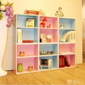 简易书架 可爱儿童房间