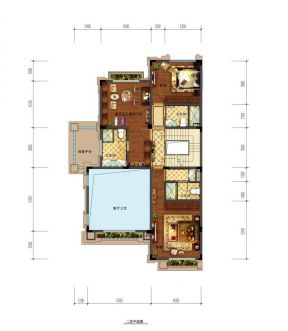 農村雙拼小別墅戶型圖兩居室設計