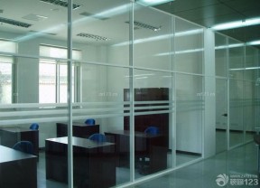办公室室内不锈钢防盗门窗设计效果图片