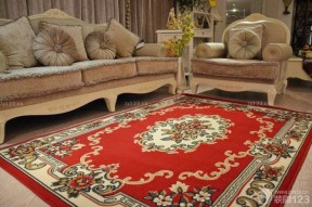 红色地毯贴图  家庭客厅