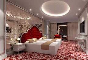 红色地毯贴图 卧室设计