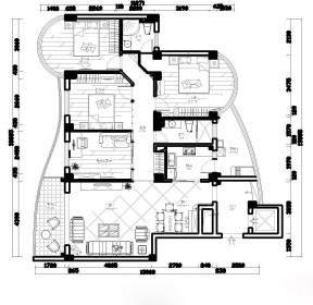 140平方單身公寓平面圖片