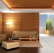 日式风格客厅棕色地砖装修效果图欣赏
