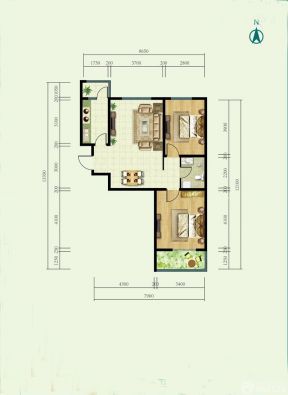 最新古典风格小户型建筑图