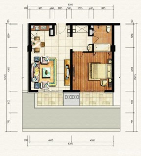 最新中式风格小户型建筑图 