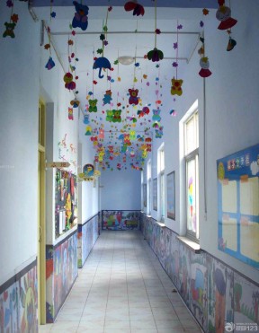 元旦教室走廊布置效果图
